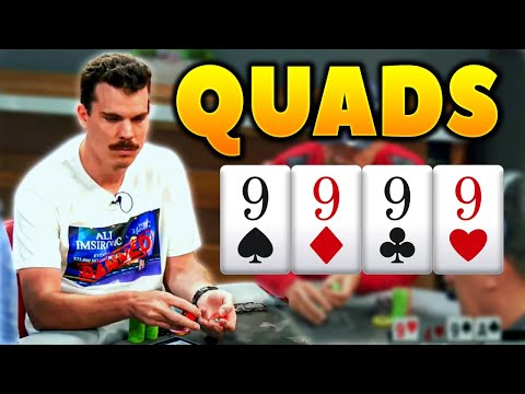 QUADS vs FULL HOUSE 5 Times