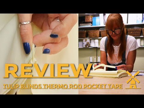 Tulip Thermo Rod Pocket Roman Blind Tape Review