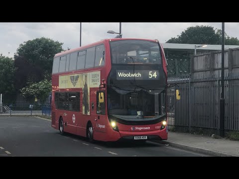 FULL ROUTE VISUAL | Stagecoach London Route 54 Woolwich To Elmers End Interchange | 11307 (SO68HDX)
