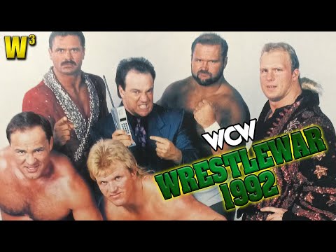Dangerous Alliance vs. Sting's Squadron in WAR GAMES - WCW Wrestlewar 1992 Review