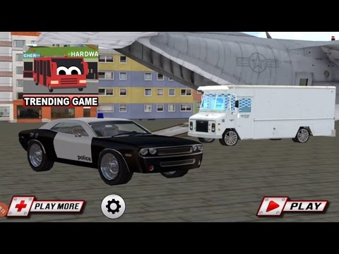 Police Plane Transporter Park [HD]