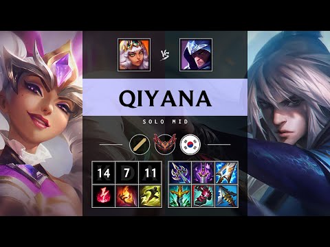 Qiyana Mid vs Talon - KR Grandmaster Patch 25.15