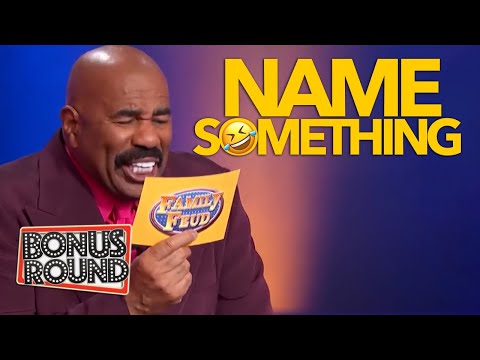 Funny Family Feud Name Something Answers With Steve Harvey
