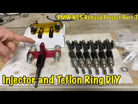 BMW N55 Injector Install and Teflon Rings DIY - BMW N55 Engine Rebuild Project Part 7