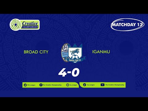 TCC League 26: Broad City 4-0 Iganmu Tiger