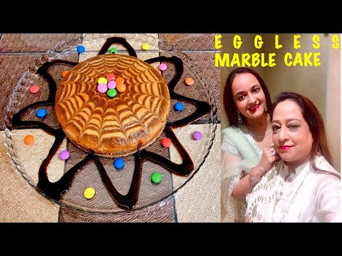 Eggless Spongy Marble Cake | मार्बल एग्लेस केक I By Chef Ninny #ChefNinny #MarbleCake #EgglessCake