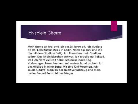 German Language Basics 5 / Ayat Abdellatif