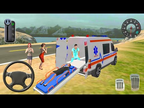 Roof Jumping Ambulance Simulator - Emergency Rescue Rooftop Stunts - #3 Android gameplay