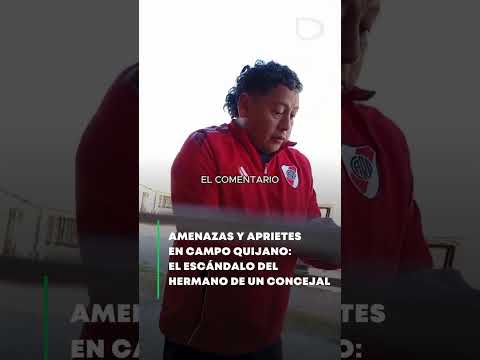⚠️El hermano de un concejal flamante en Campo Quijano cruzó fiero a un vecino,lo patoteó cara a cara