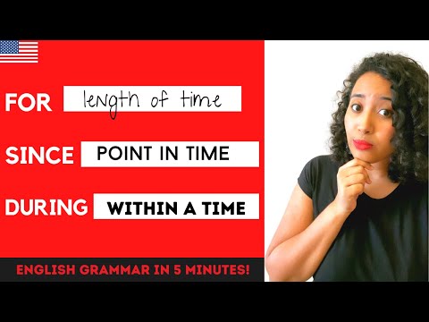 Learn FOR, SINCE and DURING in 5 mins | Free PDF & Quiz | English Grammar Lesson