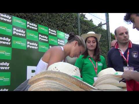 Wta Italiacom Open Palermo - Sara Errani incontra i fan allo stand Paddy Power