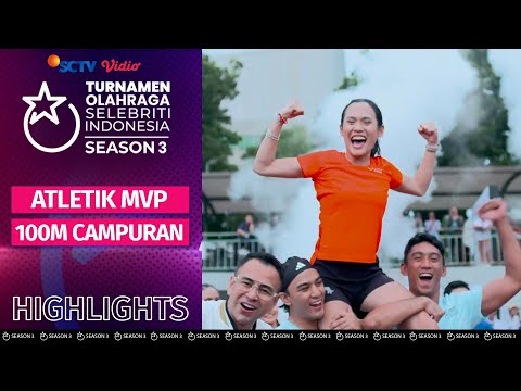 Highlights Atletik MVP 100M Campuran | TOSI Season 3