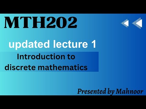 mth202 short lecture 1 | vu updated short lecture 2024 | by Mahnoor