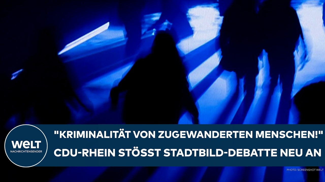 DEUTSCHLAND: "Kriminalität von zugewanderten Menschen!" Rhein stößt die Stadtbild-Debatte neu an!