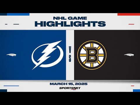 NHL Highlights | Lightning vs. Bruins - March 15, 2025
