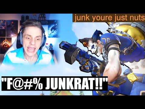 Overwatch Streamers Hate This Junkrat Player (w/ reactions)