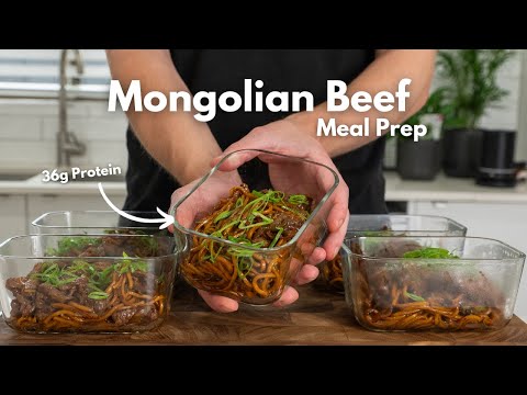 25 Minute Meal Prep For The Week | Mongolian Beef Stir Fry