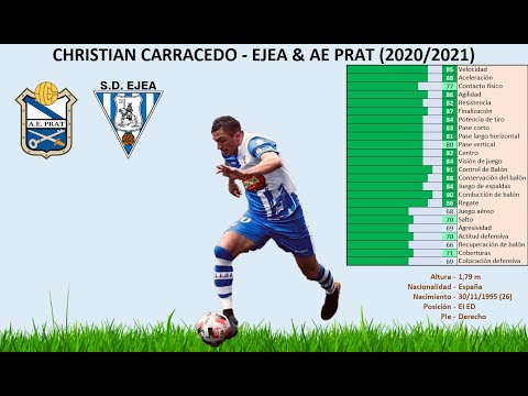 Christian Carracedo - Ejea & AE Prat - 2020/21 - Silver TOP player - highlights (Scouting Segunda B)