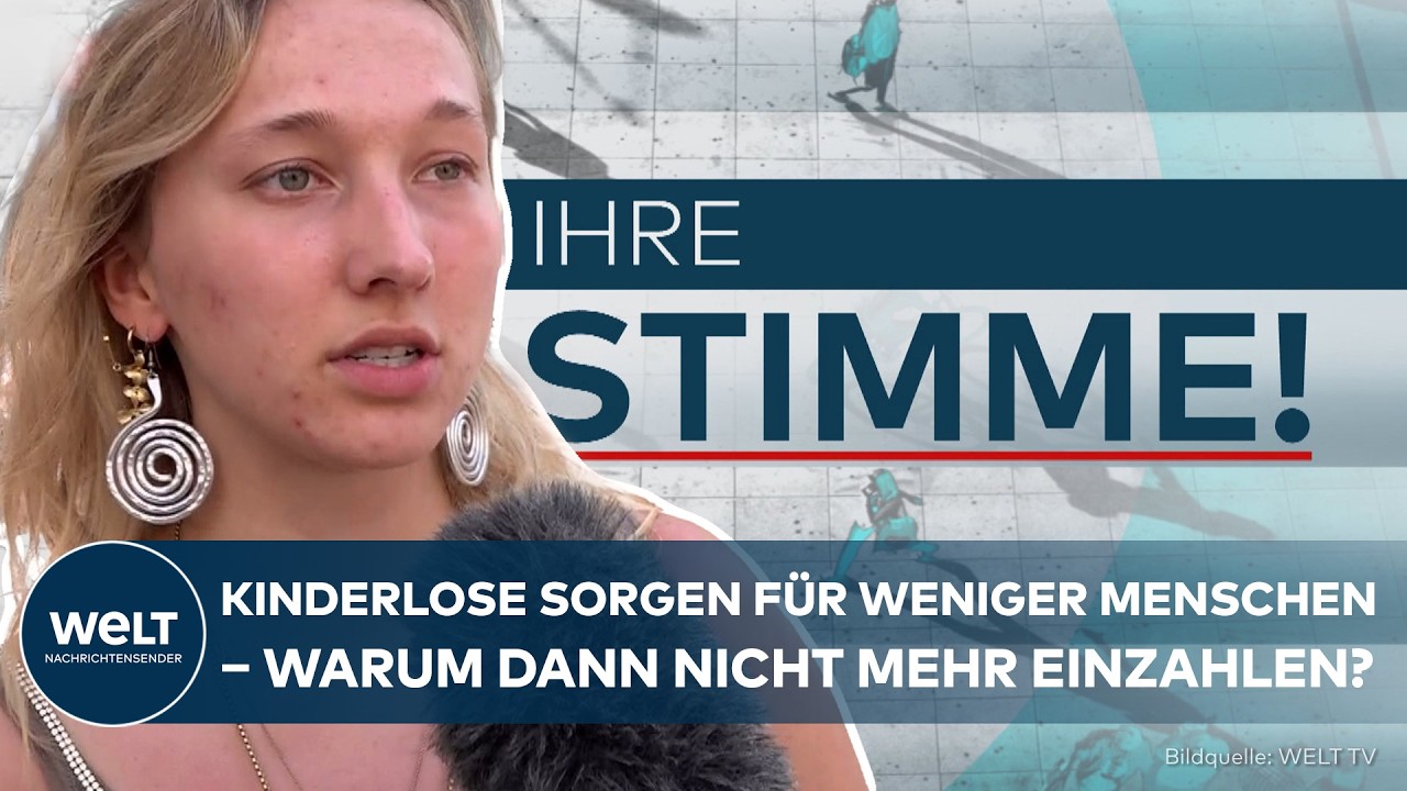 KINDERLOSE SOLLEN MEHR ZAHLEN! Renten-Idee spaltet Deutschland | Ihre Stimme