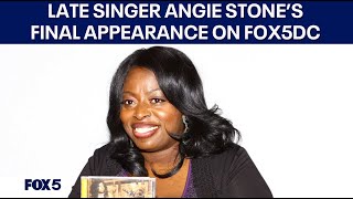 FOX 5 Flashback: Late singer Angie Stone's final appearance on Lion Lunch Hour