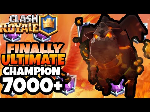 Ultimate Champion With Lava Deck:Clash Royale