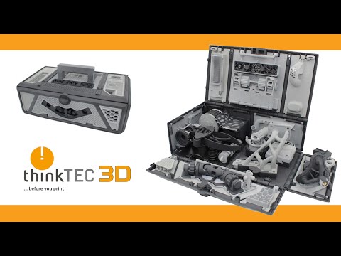 thinkTEC 3D Case - thinkTEC 3D Musterkoffer für Dfam (Design for additive manufacturing)