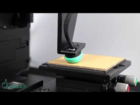 The SynTouch Toccare Haptics Measurement System in action