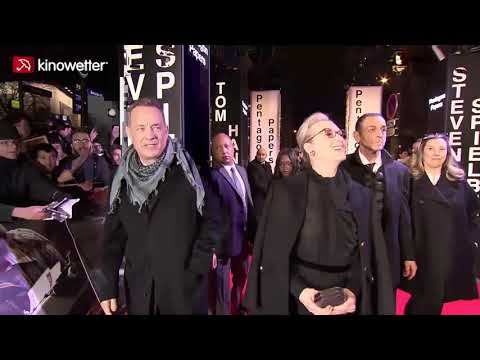 Red Carpet THE POST (with Meryl Streep, Tom Hanks and Steven Spielberg)