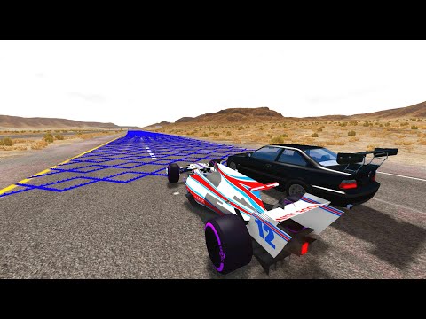 100 Spike Strip Crash Challenge - Beamng drive
