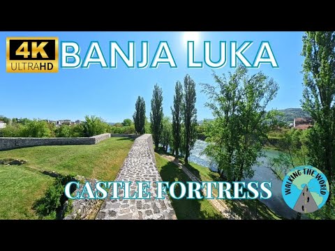 Banja Luka Kastel Fortress & River Walk | Bosnia 4K Walking Tour