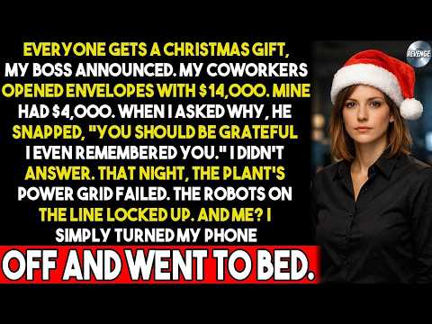 Boss gave me $4K while others got $14K—POWER failed, ROBOTS froze, I turned my phone OFF.