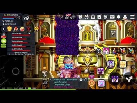 MapleStory M - Guild Dummy (509m DPS) (Dark Knight) (11/28/2021)