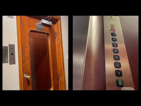 Awesome Old Graham Brothers mod by KONE M-series Elevator @ Hästholmsvägen 8, Stockholm