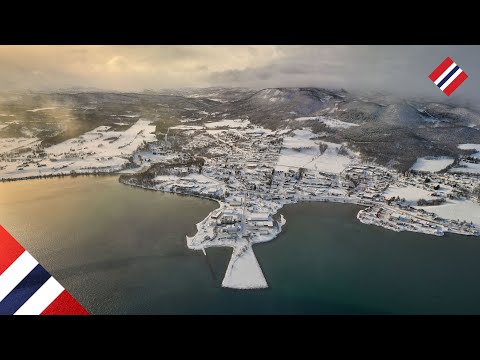 Storsteinnes winter views from the air