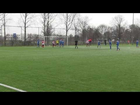 Doelpunt van Yves Nyemb van VC Vlissingen tegen IFC.