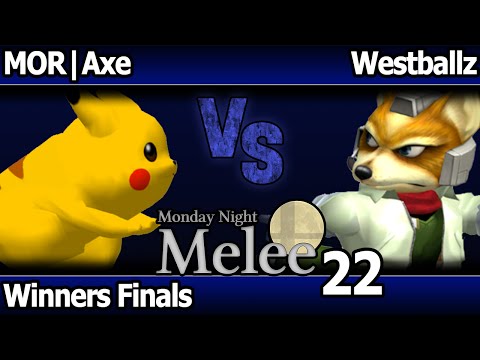 MNM 22 Melee - MOR | Axe (Pikachu) vs Westballz (Fox, C Falcon) - Winners Finals