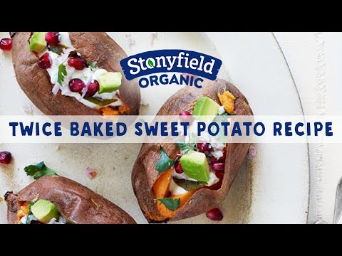 Twice Baked Sweet Potato Recipe - Danny Seo
