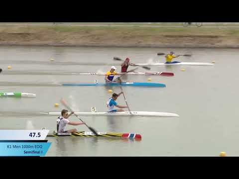 k1 Men 1000m Semi-Final 1 2021 Canoe/Kayak Olympic Qualifier Szeged Hungary/Day 1 AM:Heats,Semis