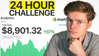 I Tried Dropshipping for 24 Hours (Insane Results)