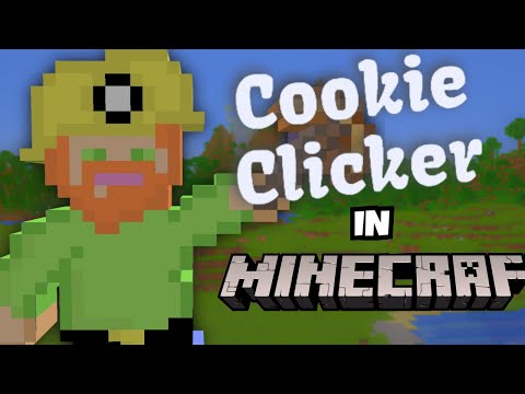 SkyWillDie makes COOKIE CLICKER in Minecraft -- LIVE!!