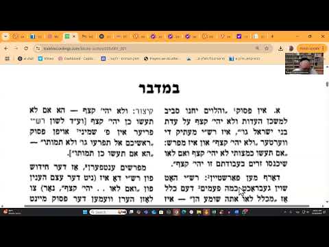 Chelek 28, Bamidbar, Rabbi Chaim Wolosow