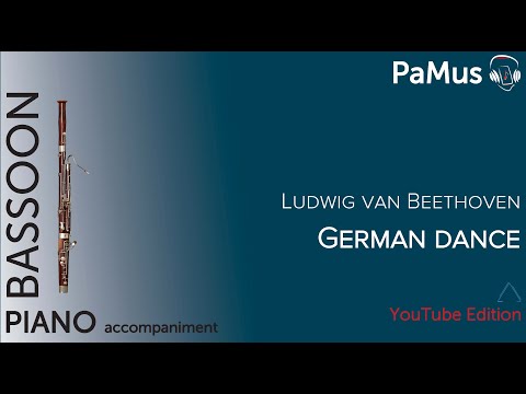Ludwig van Beethoven   German dance for Bassoon and Piano YTF