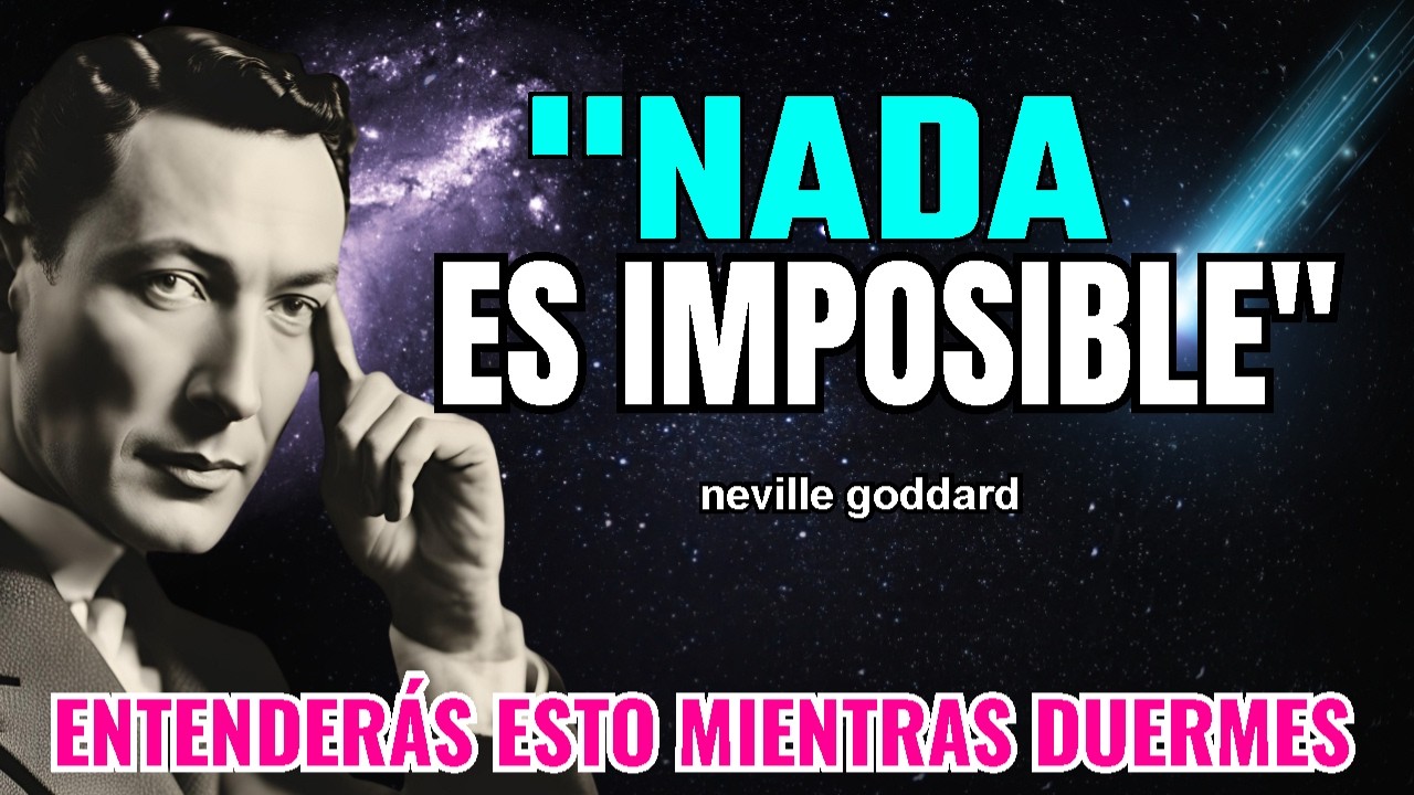 "ESTO decía Neville Goddard sobre por qué NADA ES IMPOSIBLE"☄️