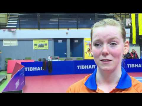 Britt Eerland over de interland tegen RoemeniÃ« in haar woonplaats Schiedam