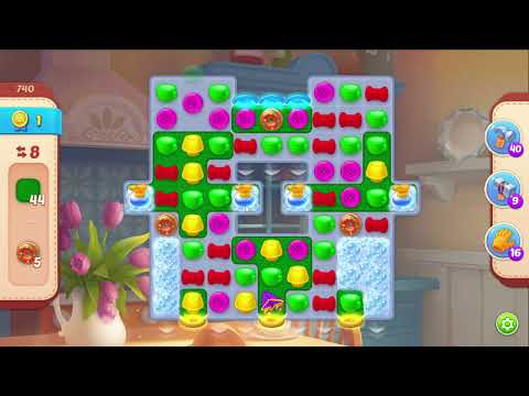 Homescapes 740 Level - 17 moves - NO BooSTERS