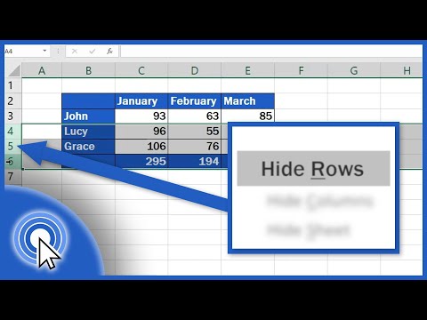 How to Hide Rows in Excel