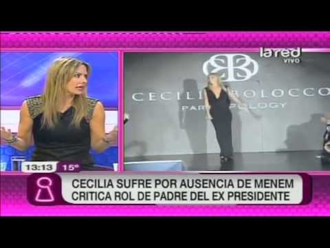 Hablamos sobre la molestia de Cecilia Bolocco con Carlos Menem