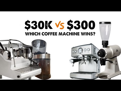 What happens when my $30,000 coffee machine goes up against your $300 ALDI coffee machine