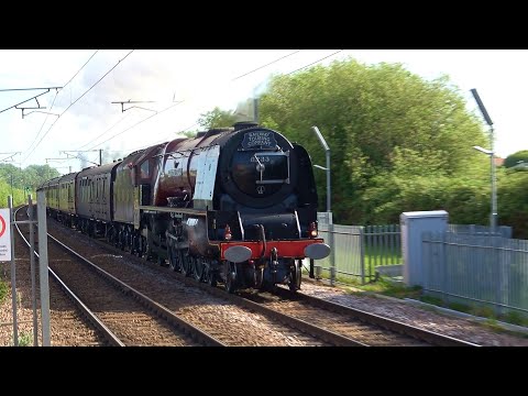 "The Windsor Flyer" with 6233 Duchess of Sutherland and Class 47815