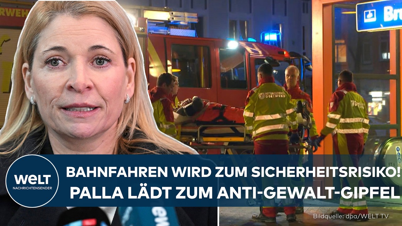 DEUTSCHLAND: Über 3000 Angriffe pro Jahr! Gewalt ufert aus! – Bahn lädt zum Anti-Gewalt-Gipfel